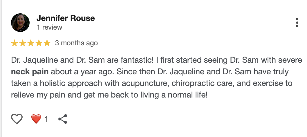 Holistic San Diego Neck Pain Treatment